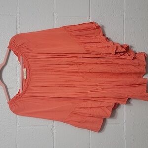 Elan Coral Off-Shoulder Blouse